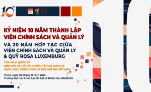 Tọa đàm quốc tế “Biến đổi xã hội và những vấn đề quản lý khoa học, công nghệ & đổi mới tại Việt Nam” - Hoạt động ý nghĩa kỷ niệm 10 năm thành lập Viện Chính sách và Quản lý và 20 năm hợp tác với Quỹ Rosa Luxemburg, CHLB Đức