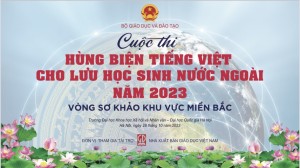 36 đội thi sẽ tranh tài tại Vòng Sơ khảo khu vực phía Bắc Cuộc thi Hùng biện tiếng Việt cho lưu học sinh nước ngoài tại Việt Nam năm 2023 tại VNU- game đánh chắn online đổi thưởng
 ngày 28/10