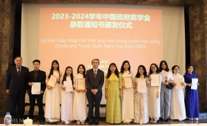 09 sinh viên VNU- game đánh chắn online đổi thưởng
 nhận học bổng toàn phần của Chính phủ Trung Quốc năm 2023